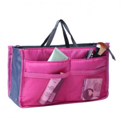 China Competitive Price Custom Logo Polyester Cosmetic Bag Makeup Bag Toiletry Bag for sale