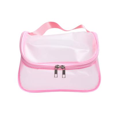 China Competitive Price Custom Logo PVC Bag Makeup Bag Cosmetic Toiletry Bag for sale