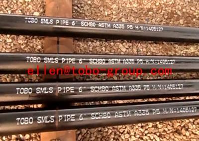 China A335 P5 seamless steel pipe for sale