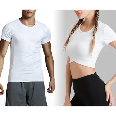 China Wholesale QUICK DRY Gym Fitness Sports Slim Fit T-Shirt for sale