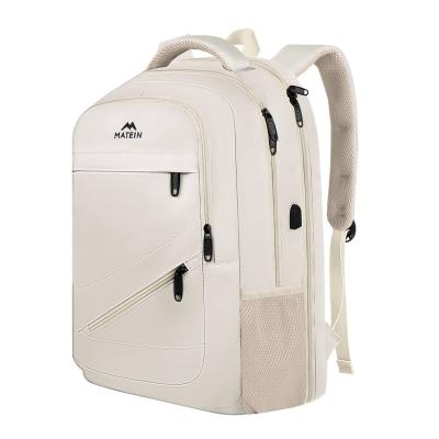 China With USB executive white rainproof stitch workout tech laptop bag for courier technician with usb charger for sale