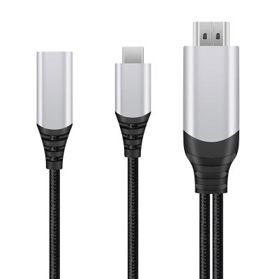 China Aluminum Alloy USB C to HDTV Cable for Nintendo Switch PD3.0 Fast Charging for sale