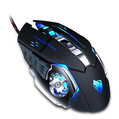 China USB Game Wired 6 Button LED USB Programmable Silent Mouse Computer Gaming Mouse Optical Gaming Mice for sale