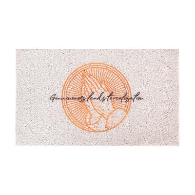 China Washable China made wholesale comfortable accpect custom logo 50*80cm floor mat for sale