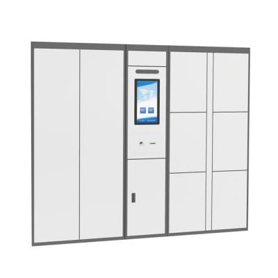 China Advanced CRS or Stainless Steel Laundry Locker Fixed Electronic Locker System Intelligent Digital 7 Day Self Service for sale