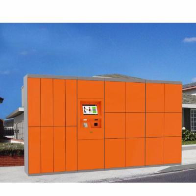 China Airport Barcode Qr Code Bus Train Station Luggage Safe Storage Locker for sale