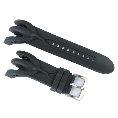 China Newest Black Rubber Watch Band Strap For Invicta Venom Viper Chronograph Reserve for sale