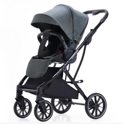 China Ride on Toy New Model China Factory Wonderfold Baby Stroller 4 Passenger Folding Double Stroller for sale