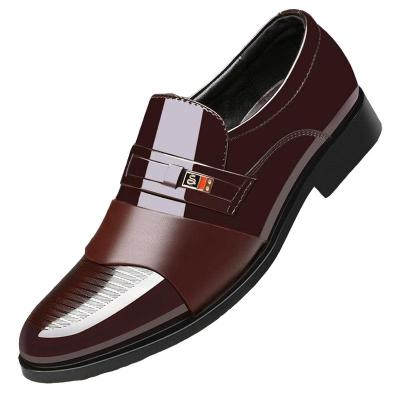 China New Men's Formal Leather Anti-slippery, Business Casual Dress Fashion, One Foot Loafer's Single Shoes for sale