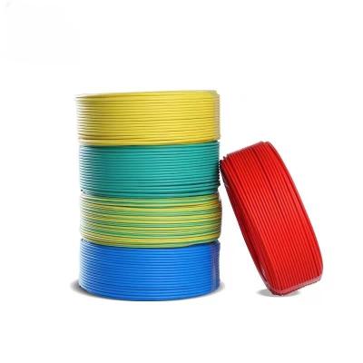 China Urban electricity and home decoration Huayuan Low smoke zero halogen WDZ-BYJ 1.5mm copper core insulated PVC wire and cable for sale