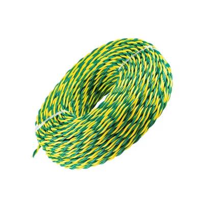 China Home decoration electricity PVC insulated flame-retardant and fire-resistant twisted pair RVS 2 * 2.5mm2 flexible cable for sale