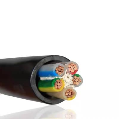 China Construction engineering Huayuan 3-core YJV  3*6  0.6/1KV outdoor special cross-linked PVC power cable for sale