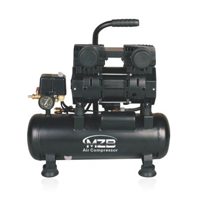 China Factory 9l 1.2kw 1.6hp Oil Free Quiet Silent Air Compressor for sale