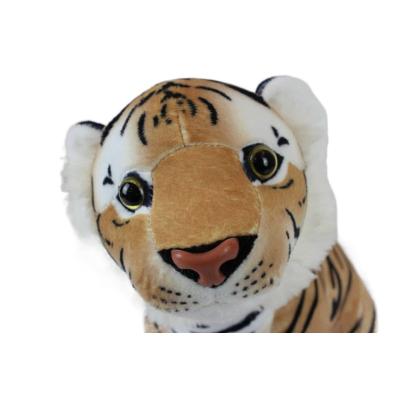 China Lovely Gift Chinese New Year's Gift Mascot Simulation Soft Stuffed Plush Animal Toys Tiger Sitting Doll for sale