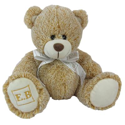 China Valentine Gifts OEM Plush Toy Teddy Bear With Customized LOGO Teddy Bear Toy With Ribbon For Amazon Wholesale for sale