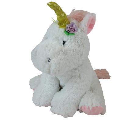 China Soft Toy Unicorn Stuffed Animal Toy Unicorn Toys Gift with Flowers for Valentine's Day Gift for sale