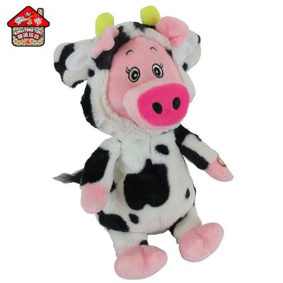 China Electronic Dancing and Singing Motion Plush Toy Pig with Soft Cow Coat Toy Pig Dancing and Singing for sale