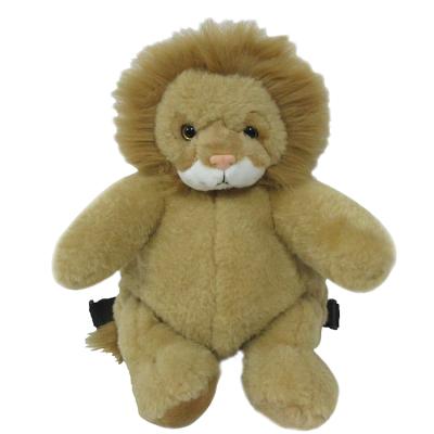 China Animal Toys Gift Stuffed Animal Backpack Plush Toy Lion Stuffed Toy Backpack Lion Toy for sale