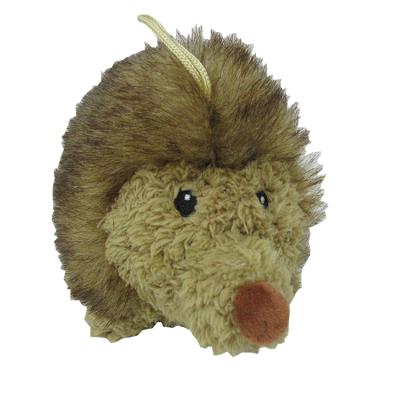 China Sustainable Dog Plush Toy Hedgehog With Squeaker Eco-Friendly Plush Chew Set Dog Toys for sale