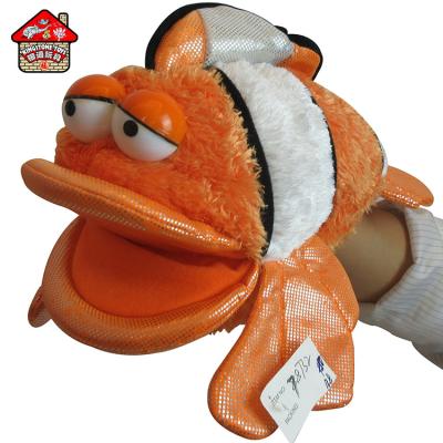 China Custom Educational Toys Gift Hand Puppet Stuffed Toy Shark Puppet Plush Toy Hand Shark Puppet for sale