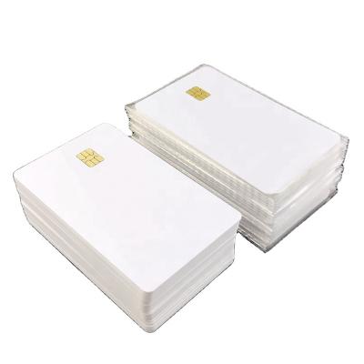 China Waterproof Contact / Waterproof Smart Card High Cost Effective White PVC Contact SLE4442 Smart Card for sale