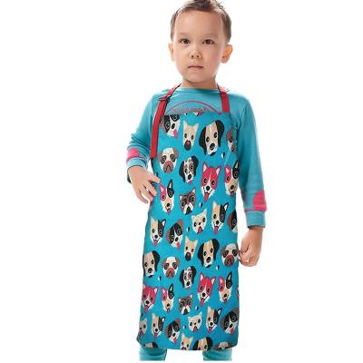 China Drinks / Food Top Sale Guaranteed Popular Quality China Custom Made Cotton Kids Black Aprons for sale