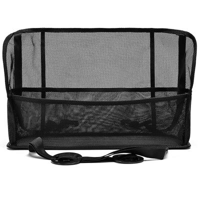 China Brief & Simple Color Mesh Pocket Handbag Holder Organizer Durable Mesh Car Seat Side Storage for sale