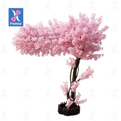 China Wholesale Wedding Artificial Tree Cherry Blossoms Indoor Decorative Mini Sakura Flower Table Centerpieces Natural Touch Promise for sale