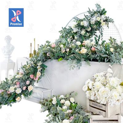 China Natural Touch Promise Artificial Flower Backdrop High Quality Silk Ground Cuckoo For Wedding Events Party Decoration for sale