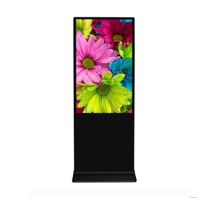 China 55 Inch Outdoor Thick Black Silver Pixel Finger Player Advertising Display Super Slim LCD Android White Airport Customize WIFI Windows for sale