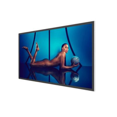 China Indoor Advertising ODM / OEM 65 Inch Smart Split Screen Advertising Kiosks With Android Indoor Wall Mounted for sale