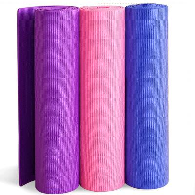 China Home Exercise PVC High Quality 3-12mm Thick Sticky Mats/Fitness Equipment 8mm Good Yoga Mat Tpe For Support for sale