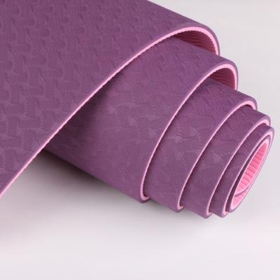 China Home Exercise Tan Hot Yoga Mat Eco Friendly Non Slip for sale