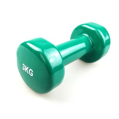 China Custom Wholesale Premium Logo Color Weight Vinyl Dumbbell Universal for sale