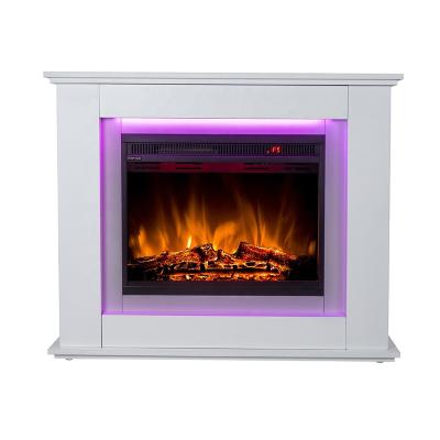 China Indoor decorative +decorative insert heating electric fireplace (with mantel) for sale