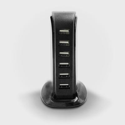 China Universal 30W 6 Port Usb Wall Charger Using Wholesale Usb Table Charger Station for sale