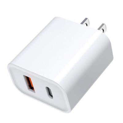 China For Mobile Phone and Tablet US Plug Type C 18W 20W USB C PD Wall Charger cargador for iPhone for sale