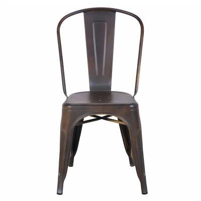 China Adjustable (other) Wholesale Cheap Antique Industrial Vintage Restaurant Bistro Iron Dining Chair Sillas Tolix Metal Chairs For Sale for sale