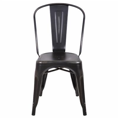 China Adjustable (other) Wholesale Rustic Vintage Metal Iron Steel Chair Tolix  Used Restaurant/Dining/Bar for sale