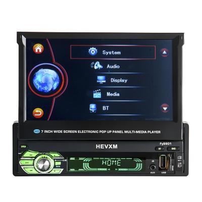 China Universal Automotive GPS Navigation Reversing Priority Retractable Screen Multifunction Car MP5 Player 9901 for sale