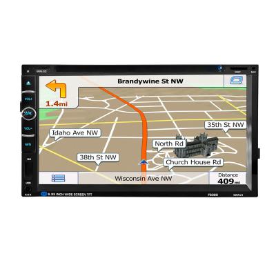 China GPS Din 2 6.95 Inch Touoch Screen Universal GPS Navigation Car DVD Player 6080 for sale