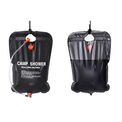 China Take a Shower Outdoor Solar Powered Heated Camp Shower Water Bag Water Storage Bladder Tank for sale