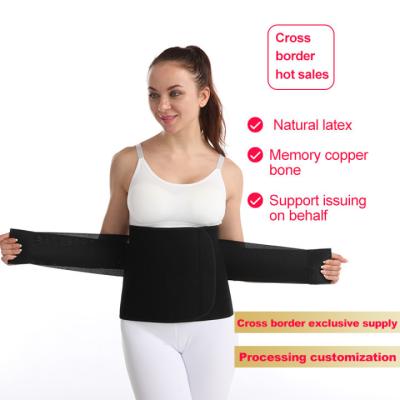 China Wholesale Antibacterial Puerperal Sweat Band Wholesale Neoprene Waist Trainer Bandage Belly Shaper Tummy Control Slim Belt Belt For Women Shaper Belt for sale