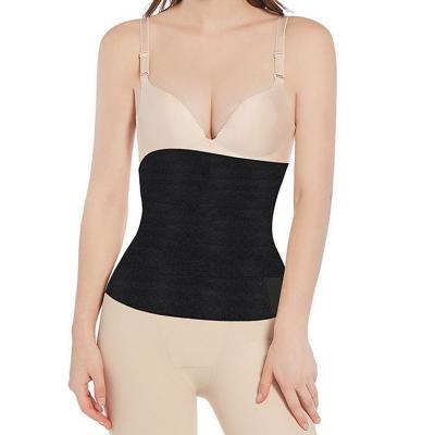 China Antibacterial Wrap Waist Trainer For Women Shaper Wholesale Bandage Sweat Slimming Tummy Control Tummy Women Body Shaper Belt for sale