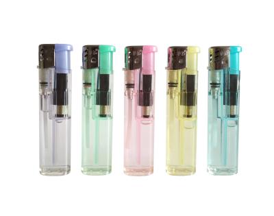 China Fh-606 Cheap Disposable Plastic Electronic Cigarette Gas Slim Lighter for sale