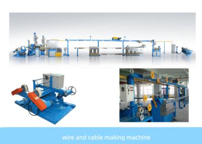 China Línea de la protuberancia de cable de la máquina del extrusor del cable del PVC de la capa doble 40HP en venta