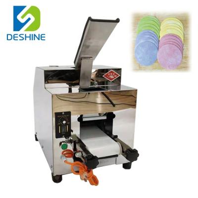 China High Speed ​​Commercial Round Square Low Energy Gyoza Dough Wrapping Machine Pastry Sheet Forming Machine for sale