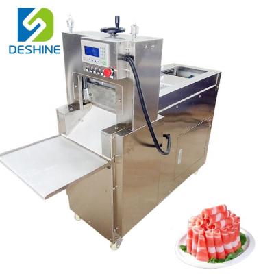 China High Output Roll Cutter Mutton Beef Pork Beef Mutton Beef Slicing Machine Frozen Meat Slicer Machine for sale