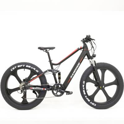 China RANDRIDE EBIKE YX90 26 Inch Electric Fat Bike Hubless E Tire Aluminum Alloy Fat Bike Electric Bike Enduro Mountain Ebike Adult for sale