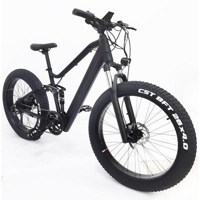 China 2021 Hot Selling Cheap Electric Bicycle 500W/750W/1000W Wholesale Aluminum Alloy Used Fat Tire Mountain Electric Bicycles For Adults for sale